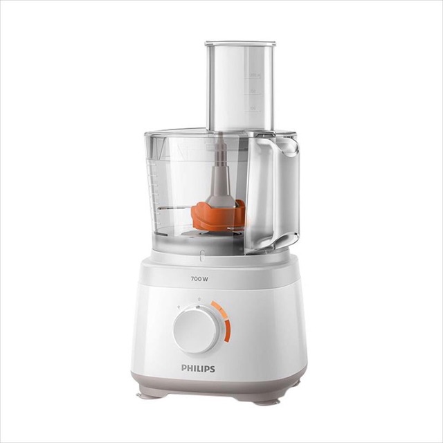 PHILIPS HR7310/10 4.7 Food Processor - Hitam &amp; Putih