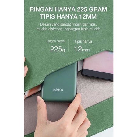 Powerbank Robot RT 180 10000 Mah Original Garansi Resmi