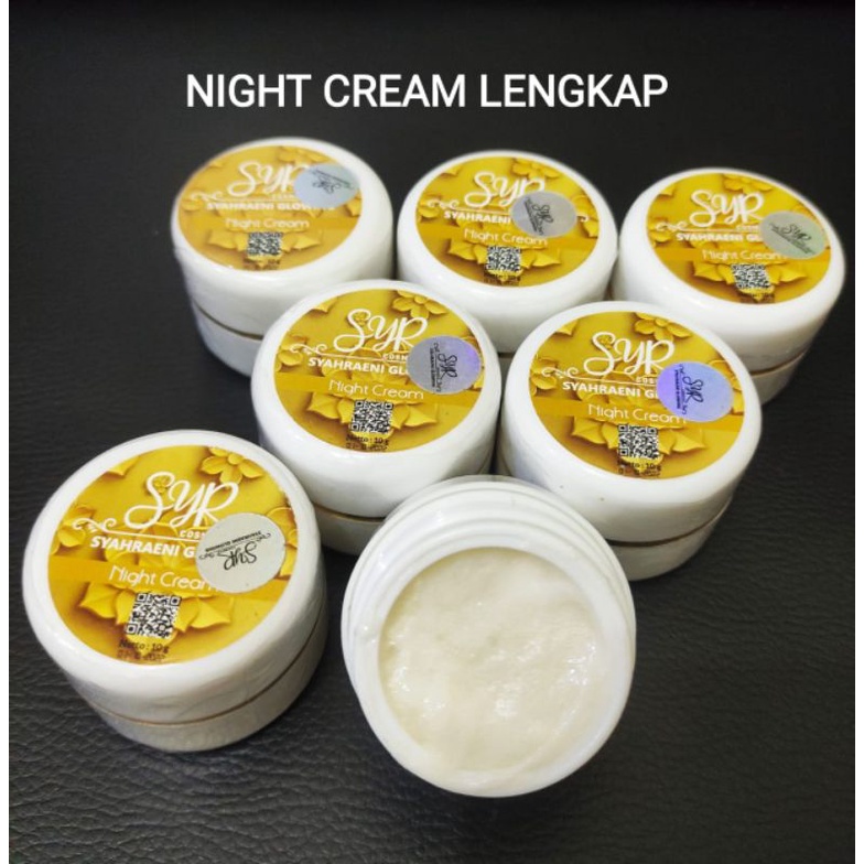 COD Eceran Beauty night cream paket super syahraeni glowing nigth cream syahreni glowing cream malam