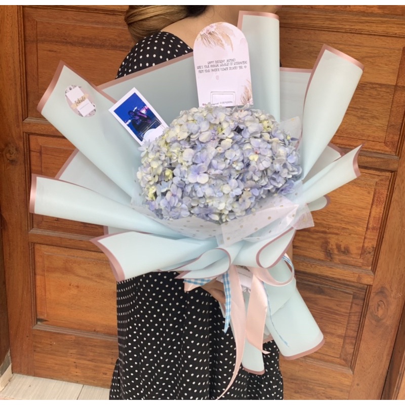 HYDRANGEA BOUQUET - MEDIUM (FRESH/ASLI)