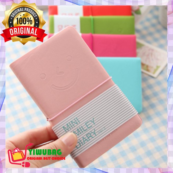 mini diary smiley / diary mini / notebook mini / buku diary / notebook murah / diary murah