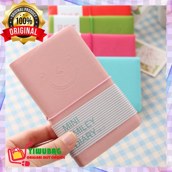 

mini diary smiley / diary mini / notebook mini / buku diary / notebook murah / diary murah