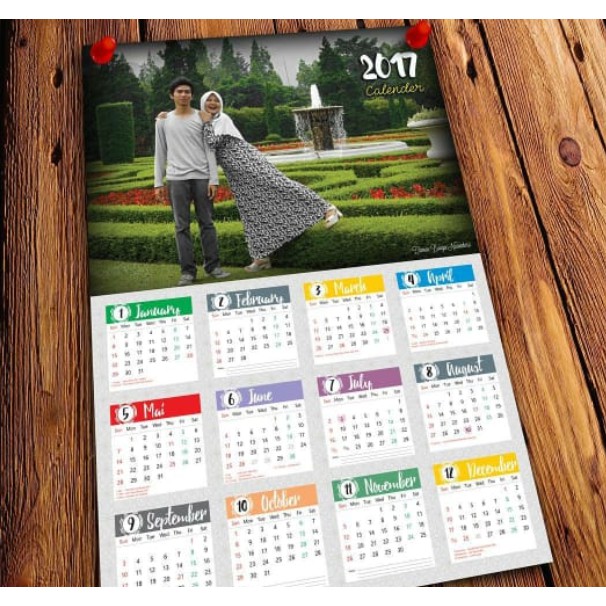 

Kalender Dinding (CUSTOM) 2021 - Free Design