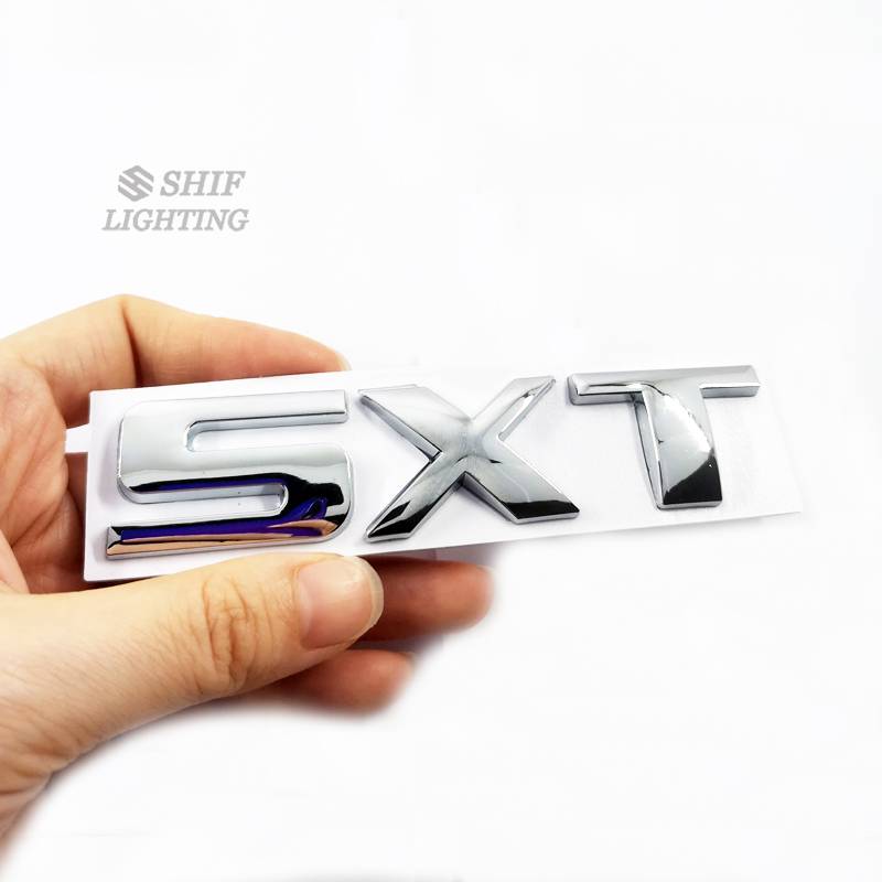 1pc Stiker Emblem / Badge Tulisan Sxt Bahan Metal Untuk Mobil Dodge