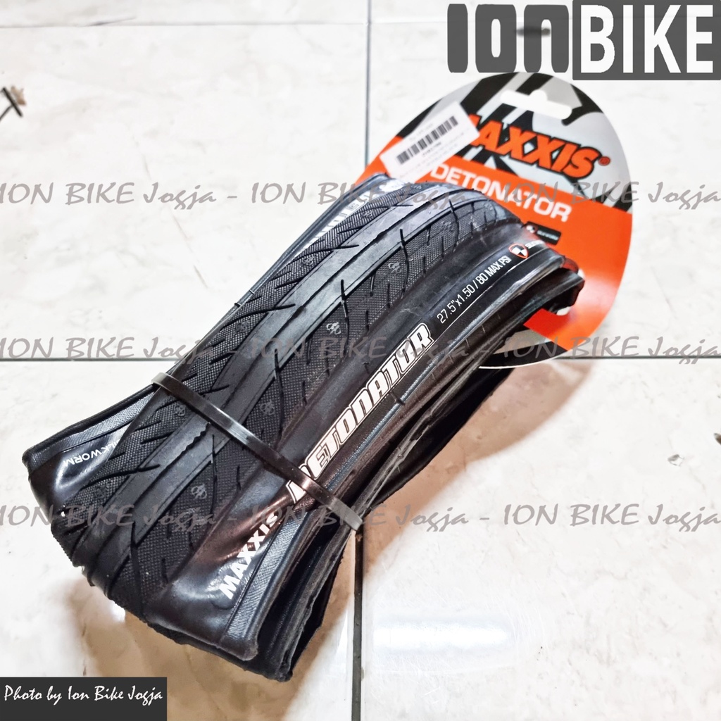 Ban Luar Maxxis Detonator 27.5 x 1.50 Kevlar Ban Sepeda MTB Gunung 27.5x1.50 Road XC Aspal Slick
