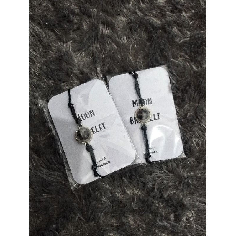GELANG BULAN MOON BRACELET GLOW IN THE DARK HANDMADE MIRIP SUGA YOONGI BTS