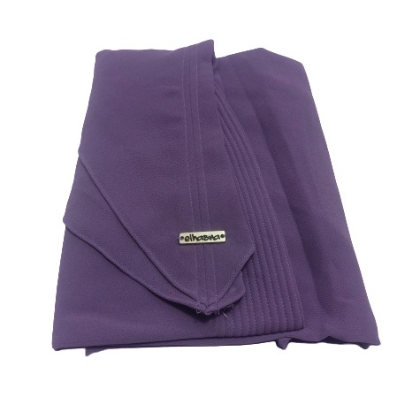 Hijab Instan XL Jumbo Hijab Ceruty 2 Layer Jilbab Instan  By Elhasna-IRIS