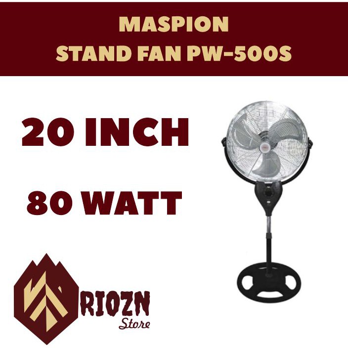 STAND FAN MASPION / KIPAS ANGIN MASPION 20INCH PW500S / PW 500S