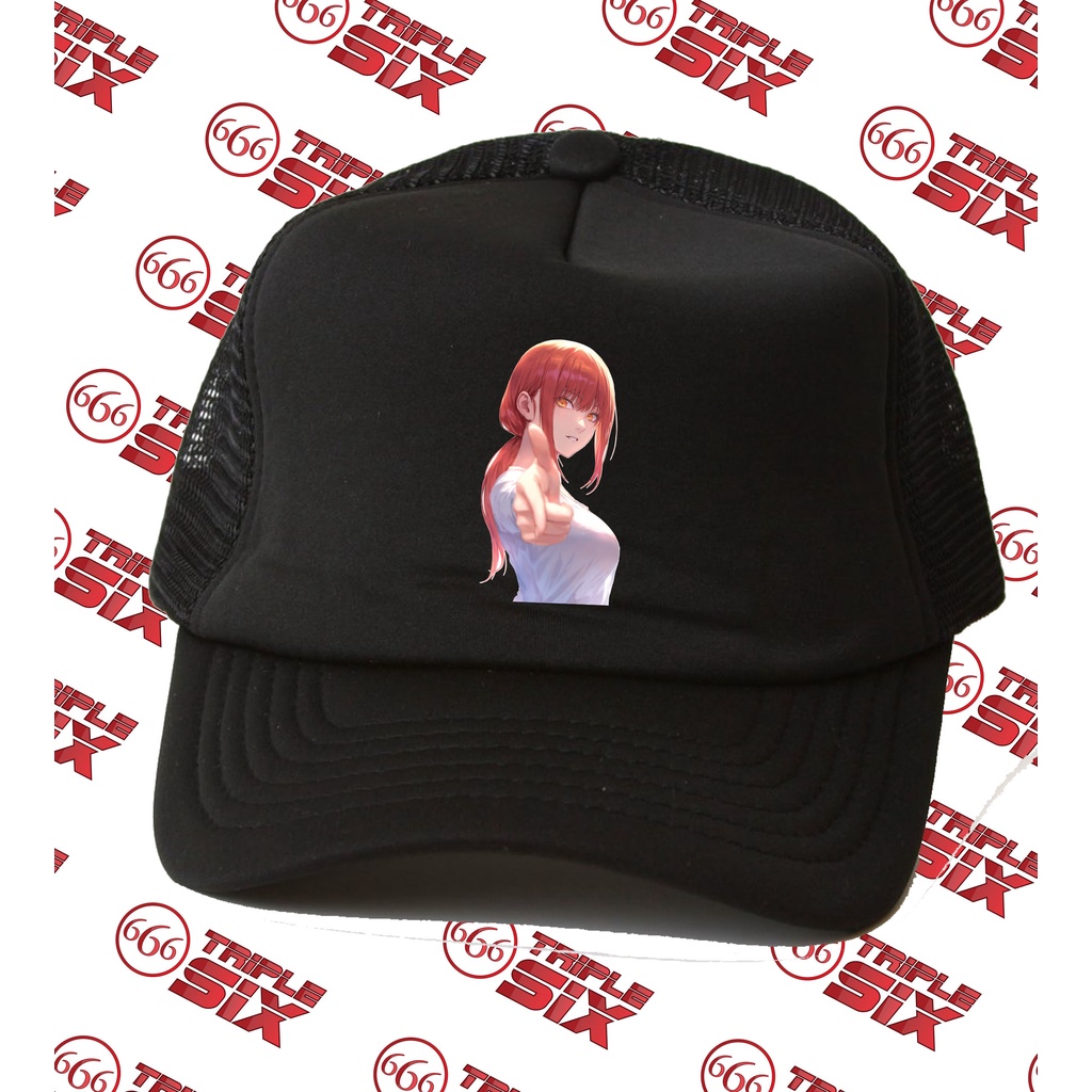 Topi Trucker Makima Waifu Chainsaw Man Anime