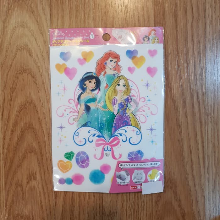 

Sticker Disney Princess Transparent Decoration Sticker Sheet Japan Quality Stiker Disney Princess