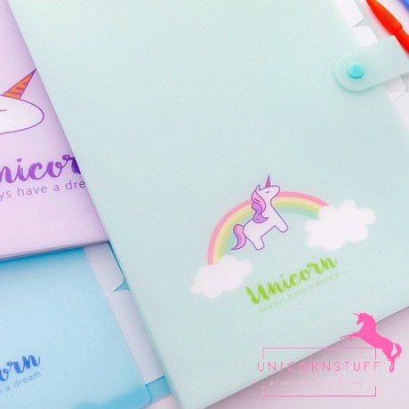 Map Folder Unicorn A4 5 Layer/Slot Tempat Kertas Dokumen