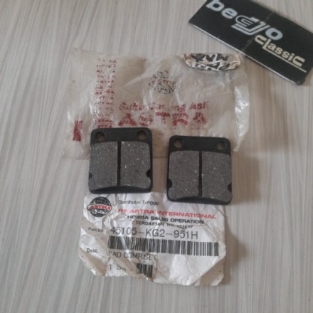 kampas rem cakram depan pad comp set HONDA GL PRO MAX KAWASAKI KLX asli ori orisinil original ASTRA 