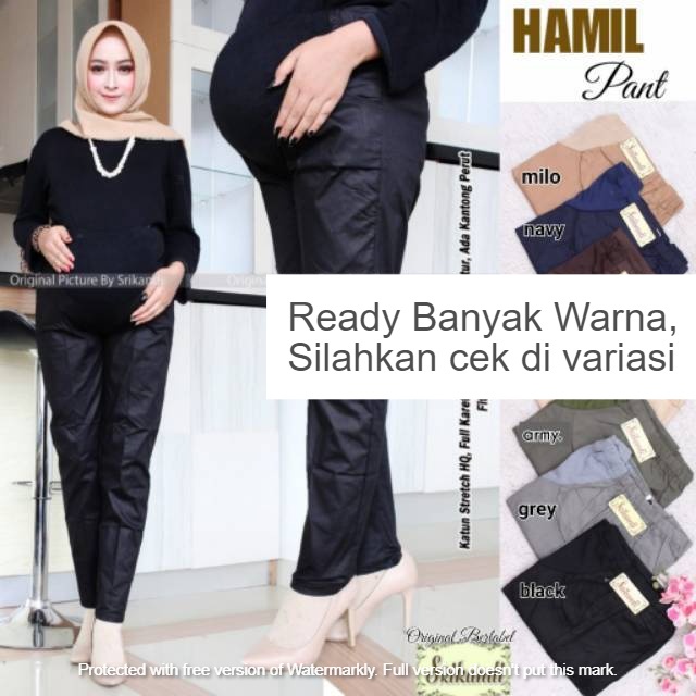 CELANA HAMIL MATERNITY KATUN STRECH ( HAMIL PANTS ) #CELANAHAMIL #BTC