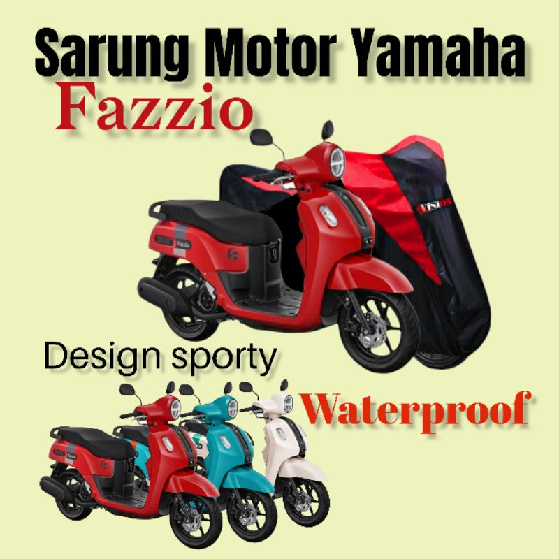 Sarung Motor Yamaha Fazzio Cover Motor Fazzio Tutup Motor Yamaha Fazzio Pelindung Motor Fazzio Mantel Motor Fazzio