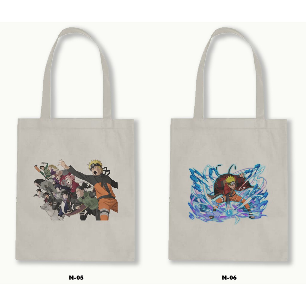 TOTE BAG BLACU  - NARUTO