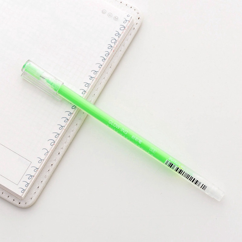 0.6mm White Ink Color Photo Album Gel Pen Stationery Office Learning Pen