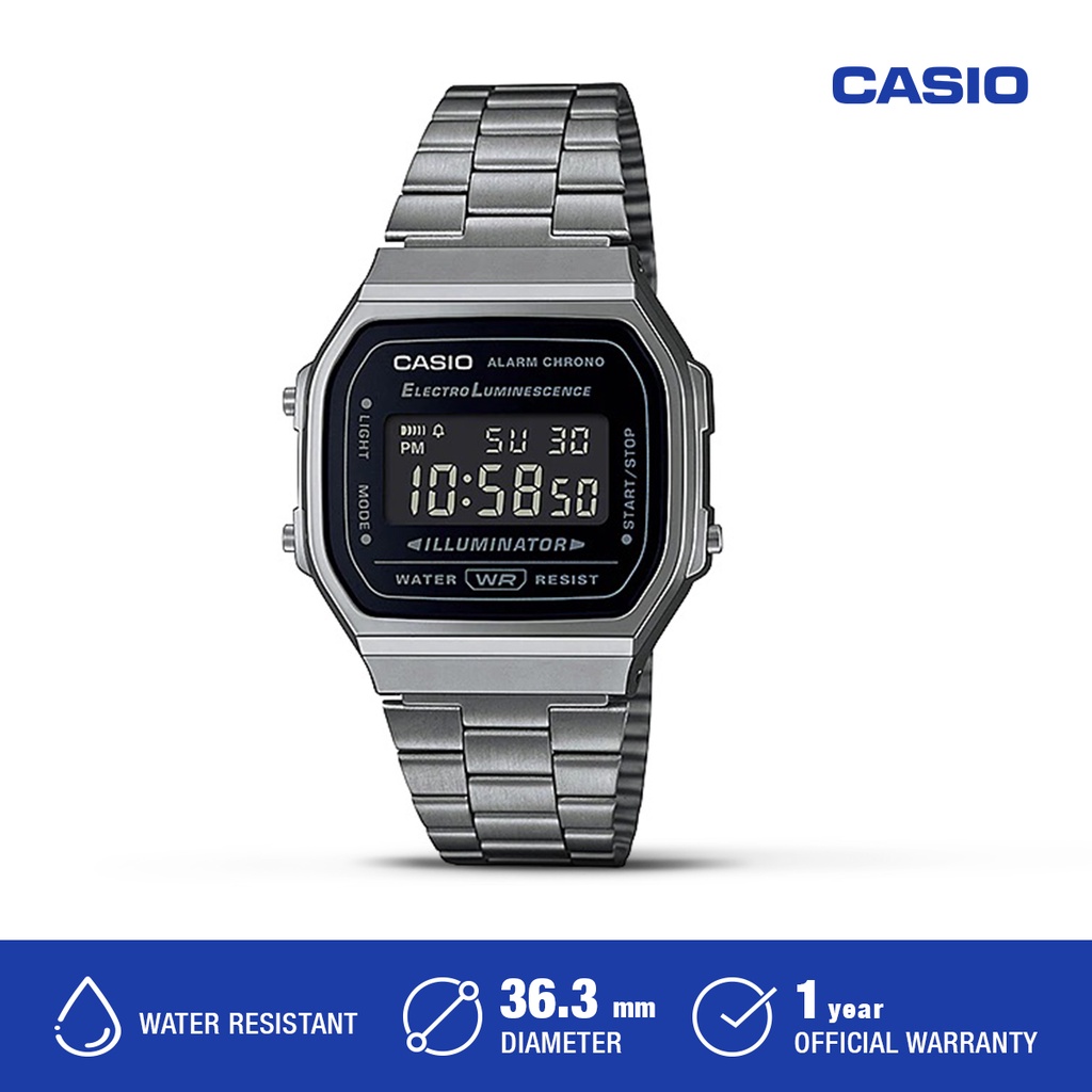 Jam Tangan Pria Casio Digital Original A168WGG-1BDF