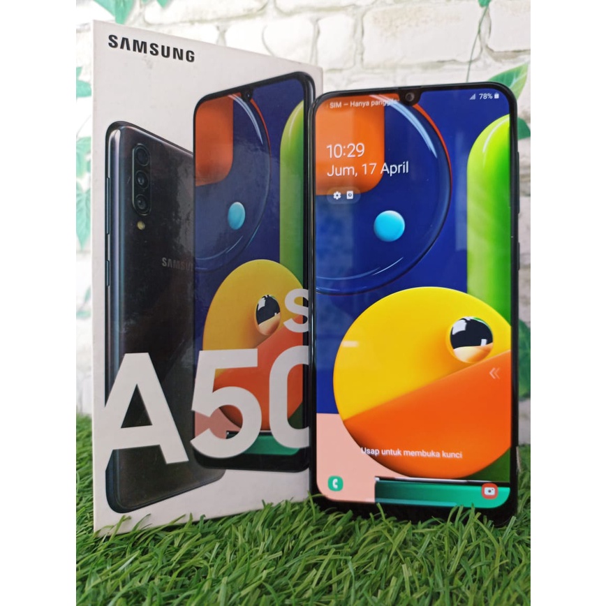 samsung A50s Ram 4GB Internal 64GB HP Second Seken Bekas  Fullset [murah]