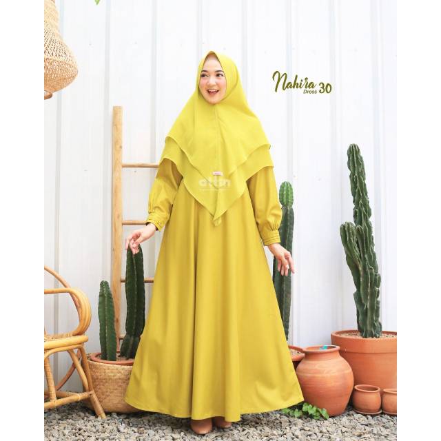 nahira dress attin. + khimar