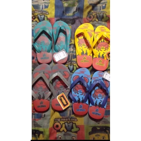 (Khusus Grosir) 6 Pasang sandal Ardiles Crab Anak 2-10 Tahunan