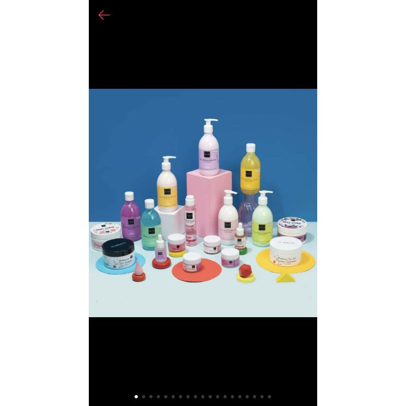 Scarlett whitening paket isi 6