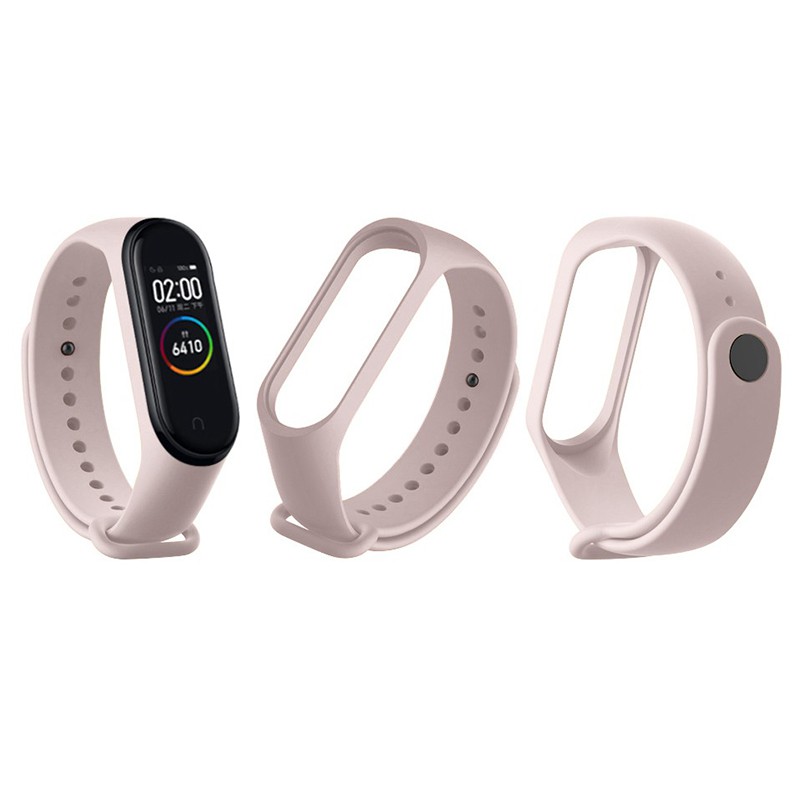 Tali Jam Tangan Xiaomi Miband 3/4 Mi Band Pengganti Silikon Warna-warni Strap