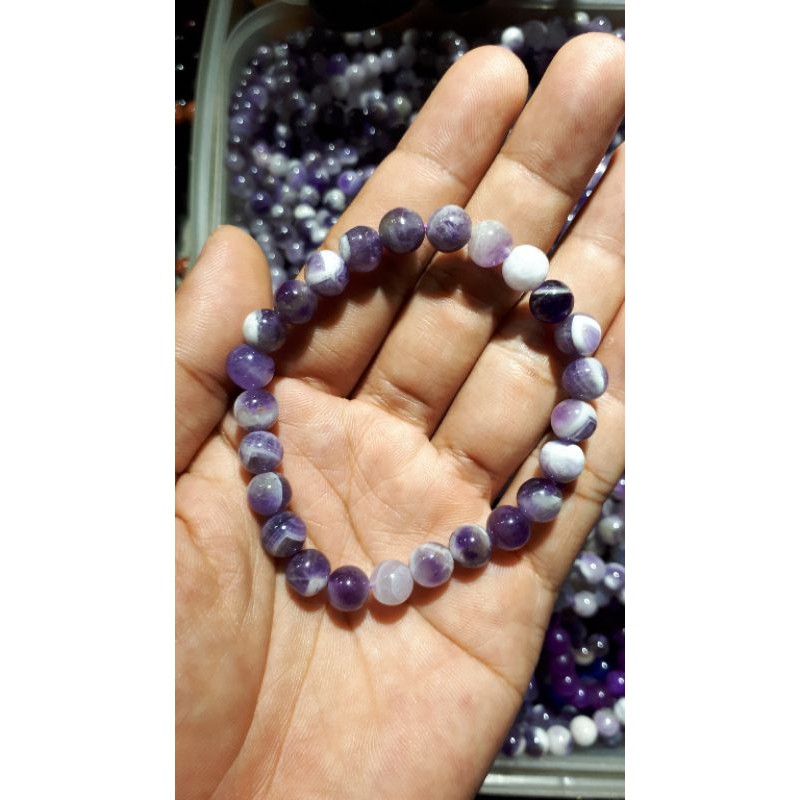 NATURAL GELANG BATU KECUBUNG ASLI