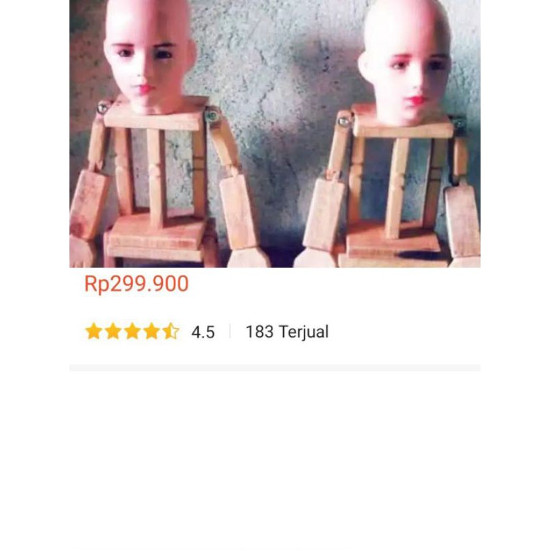 split doll boneka hantu  berjalan sendiri