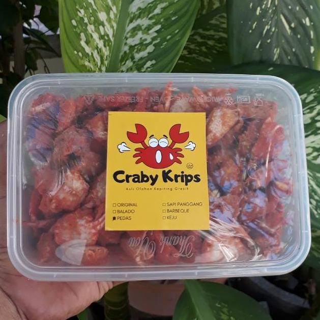 

[KODE 4937] BABY CRAB Craby Krips JUMBO KEMASAN BOX 100 GR ASLI TANGAN PERTAMA