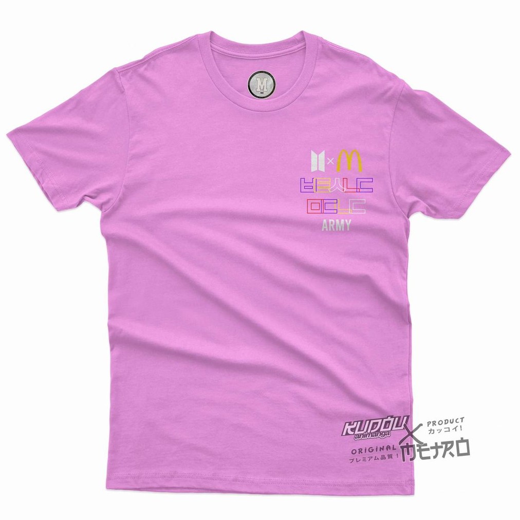Tshirt BTS X MCD kanji Cotton Combed 24s