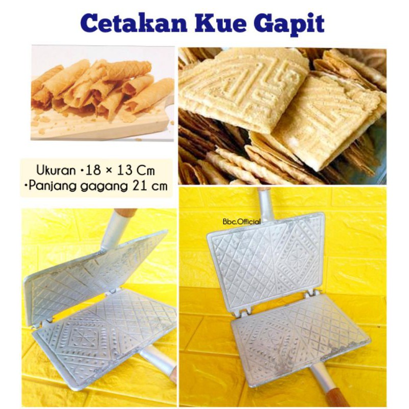CETAK  KUE GAPIT,EGG ROLL, CREPES,SEMPRONG BAHAN COR ANTI LENGKET
