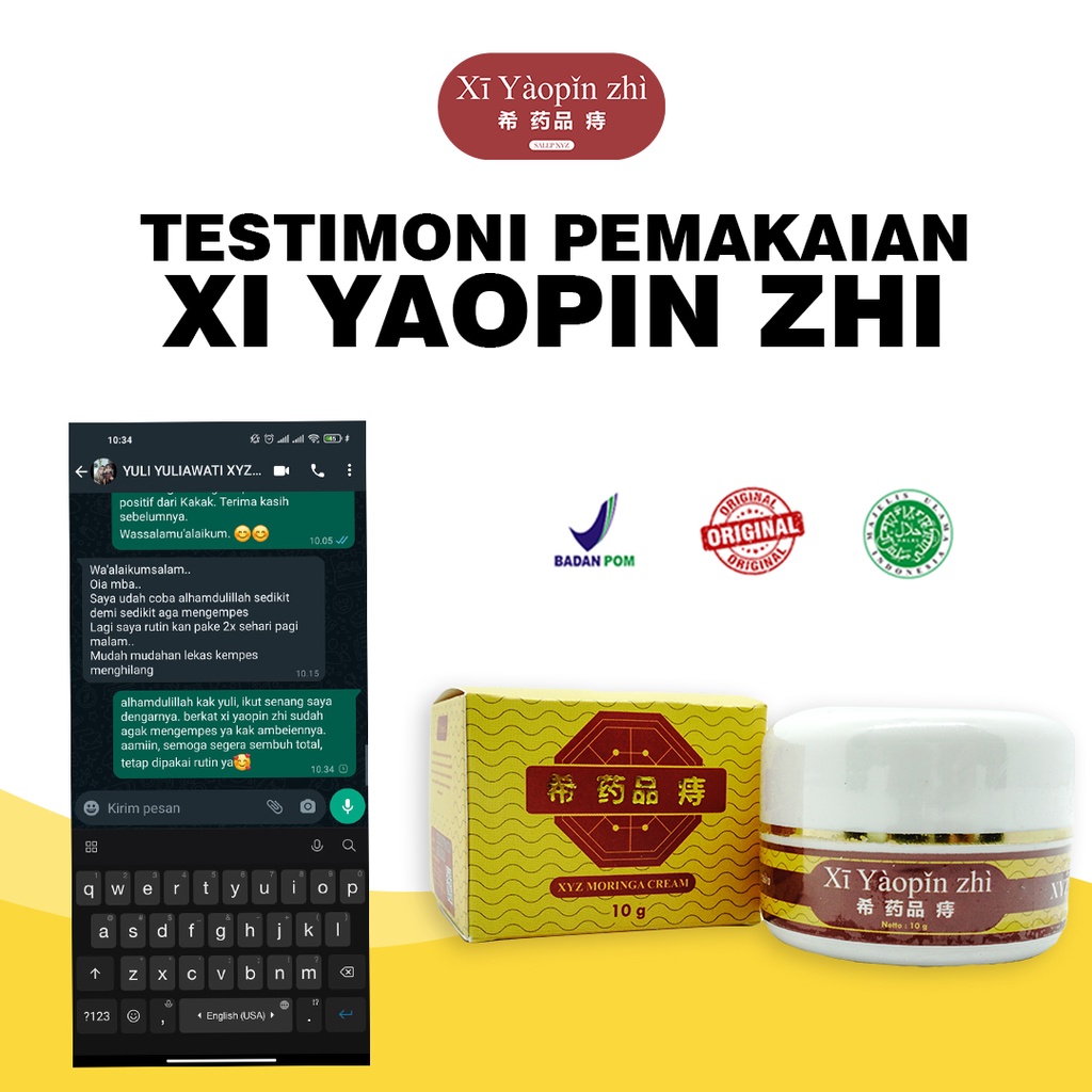 Diskon Cream Xi Yaopin Zhi Saleb Wasir BPOM Halal Salep Ambeyen Jakarta Saleb Ambeien Untuk Mengeringkan Benjolan Wasir Dan Bekasnya