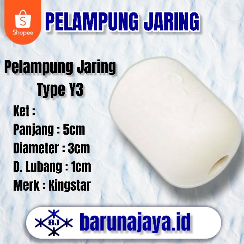 Pelampung Jaring ikan dan Pembatas Kolam Model Y3