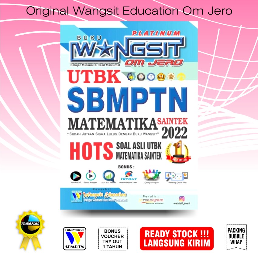 Buku Wangsit 2022 / UTBK SBMPTN 2022 / MATEMATIKA IPA Platinum 2022