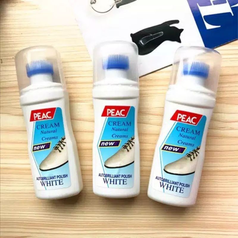 PLAC Cairan Pembersih Pemutih Semir Sepatu Tas Kulit Cleaner 100 ml