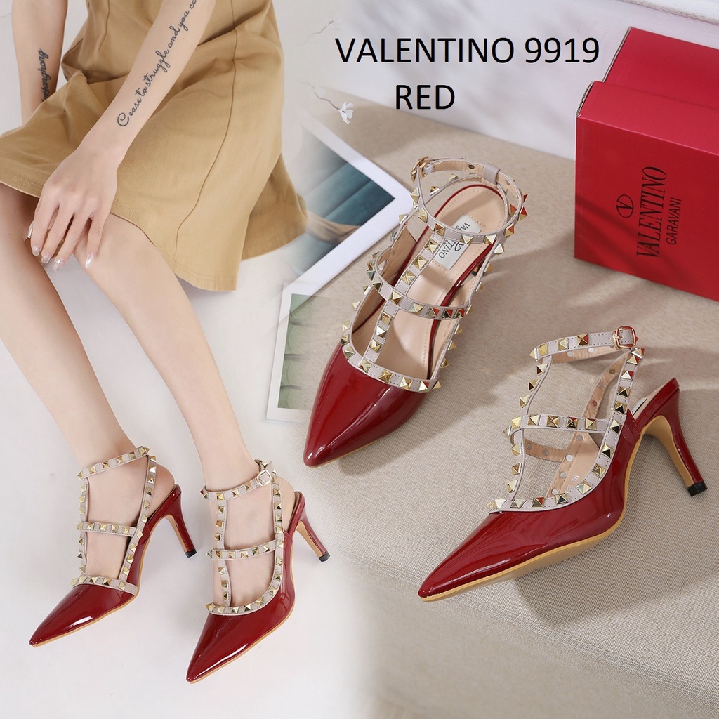 SEPATU HIGH HEELS SLINGBACK SHOES 9919