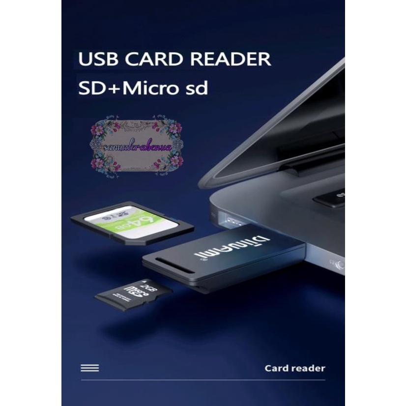 Card reader DIINAMI sd card &amp; Micro sd card high speed fast translit data usb 2.0 all in one for smartphone &amp; tablets SB3157