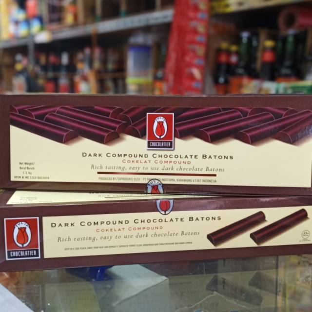 

tulip dark compound chocolate stick repack 250 gr