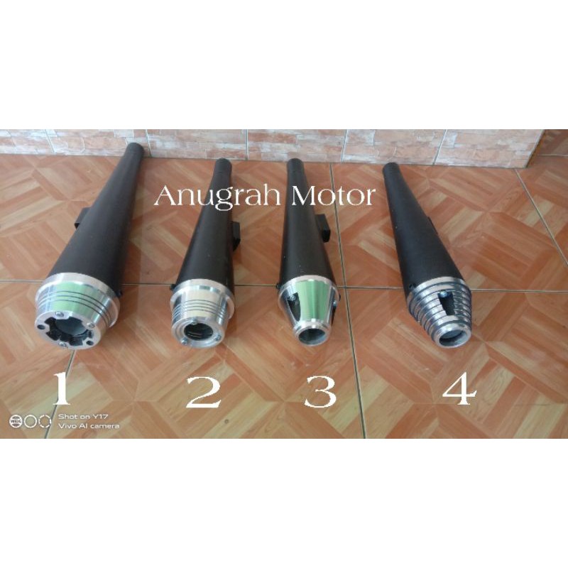 knalpot japstyle costum - knalpot japstyle caferacer bobber sclamber bratstyle