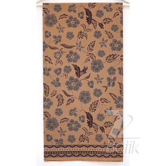 KAIN PANJANG BATIK Bahan Katun Motif Kembang Warna Cream Kream Krem Crem 724257 Cap 72 Jarik Jarit Samping Kebat Panjang Batik Katun Modern Premium Bahan Seragam Batik Pernikahan Kantor Keluarga Murah Kamen Jadi Batik Bali Lembaran