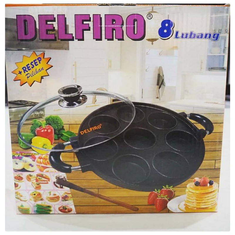 CETAKAN DELFIRO 8 LUBANG DATAR