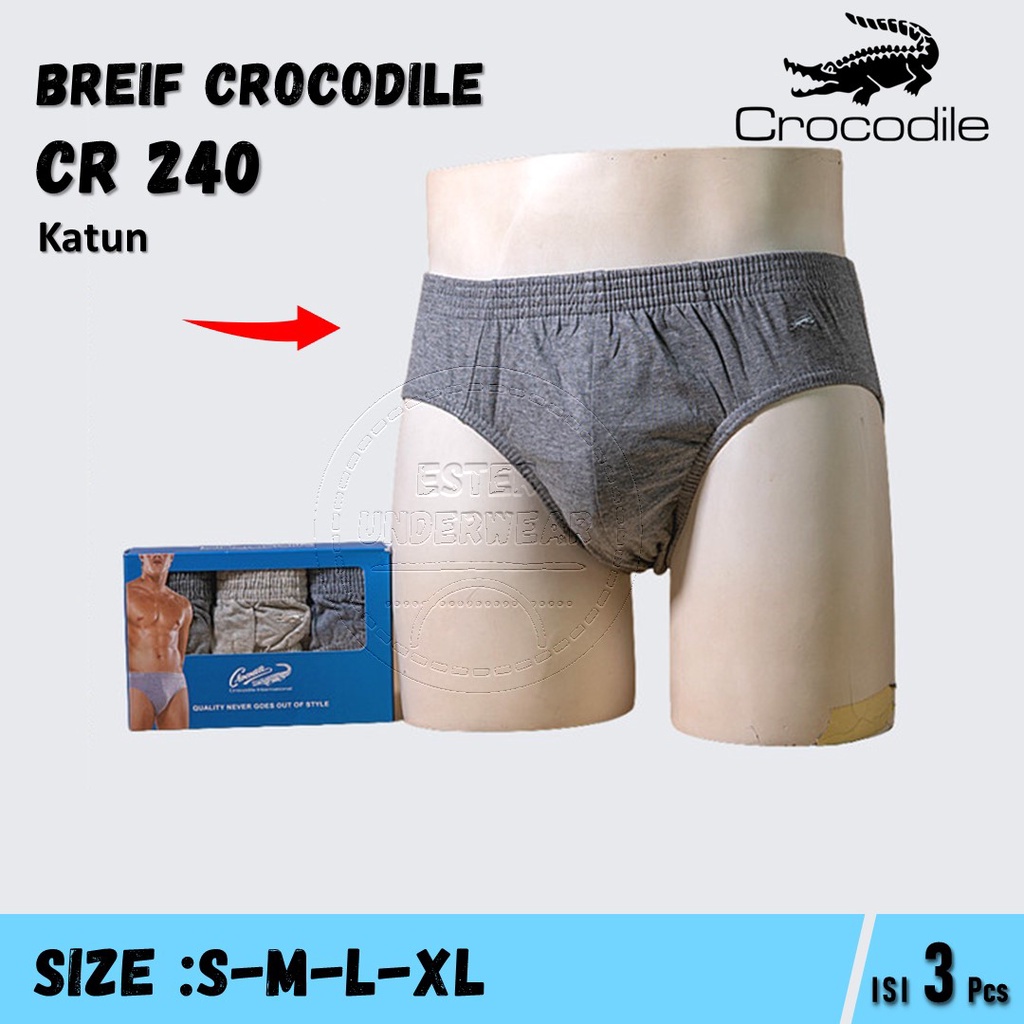 Celana Dalam Pria CROCODILE  CR 240 ISI-3 PCS