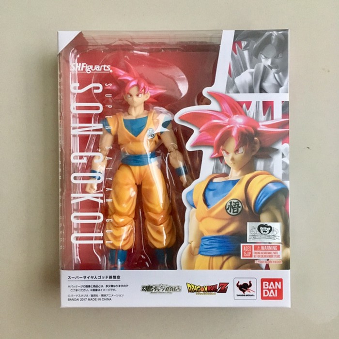 Terbaru SHF limited SSG Son Goku (Super Saiyan God Son Goku)