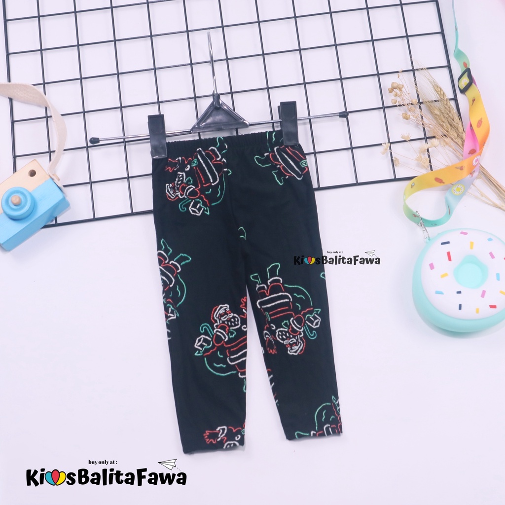Legging Natal Anak uk 1-10 tahun SPESIAL CHRISTMAS  PREMIUM / Celana Leging Lejing Laging Anak Perempuan IMPORT
