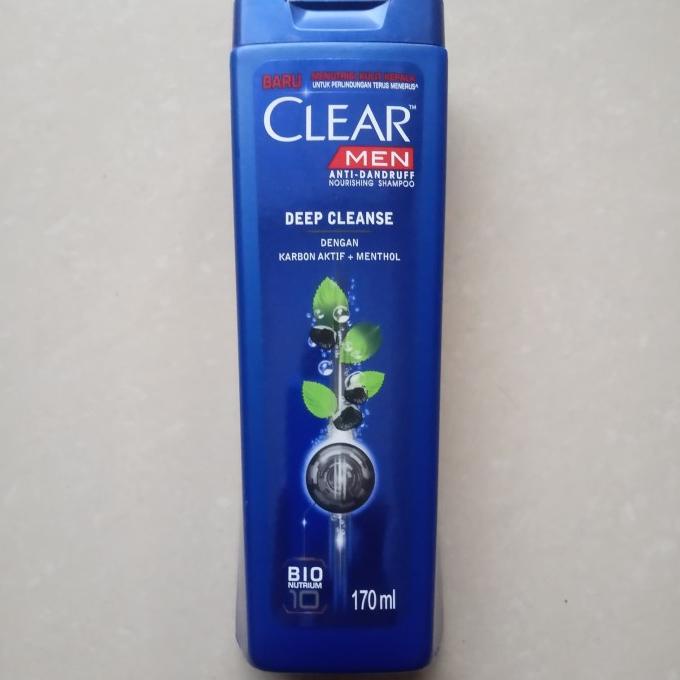 (BAYAR DI TEMPAT) Clear men shampo Deep Cleanse 170ml