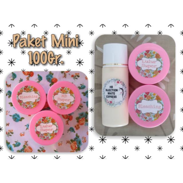 Paket Lengkap HB Handbody, Lulur, Bleachinh Super Susu Kambing / Lotion