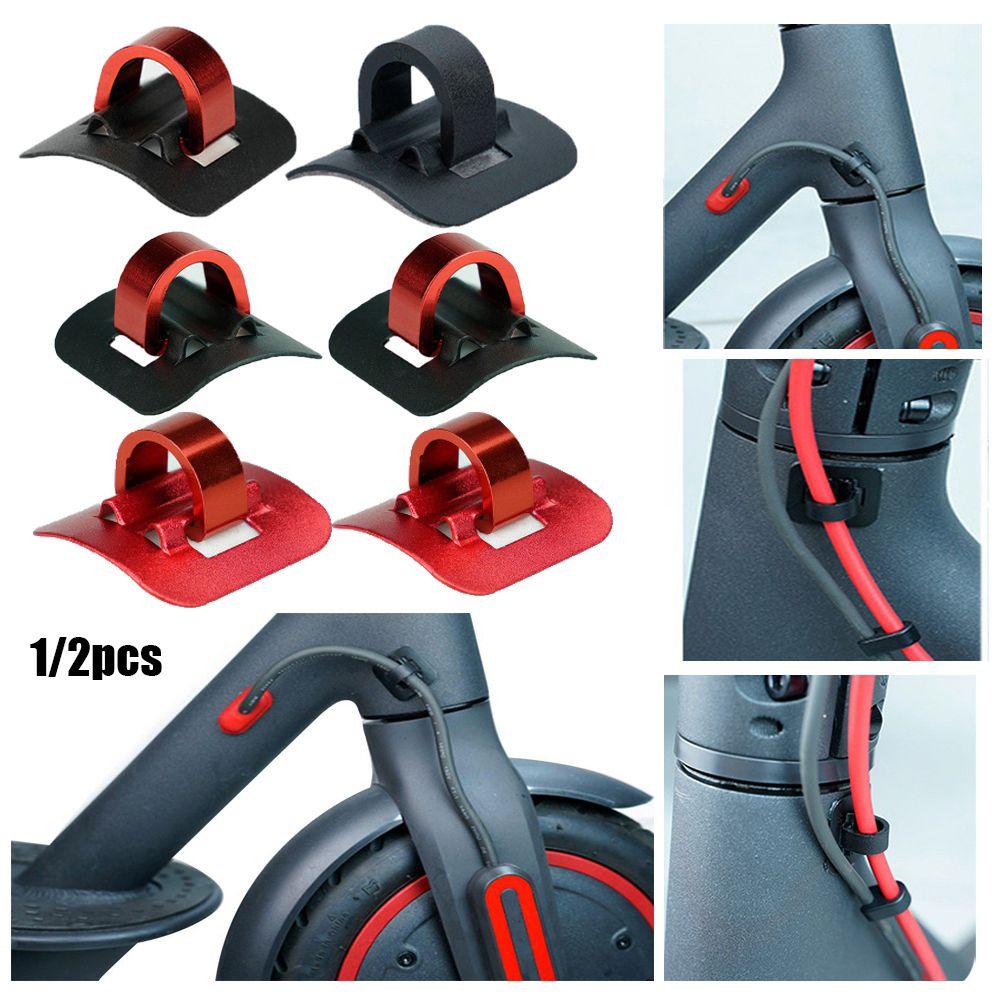 Suyo 1 /2pcs Cable Tie Buckle Hot Outdoor Skateboard Gesper Skuter Elektrik Scooter Aksesoris Untuk Xiaomi/Mijia M365 &amp; PRO