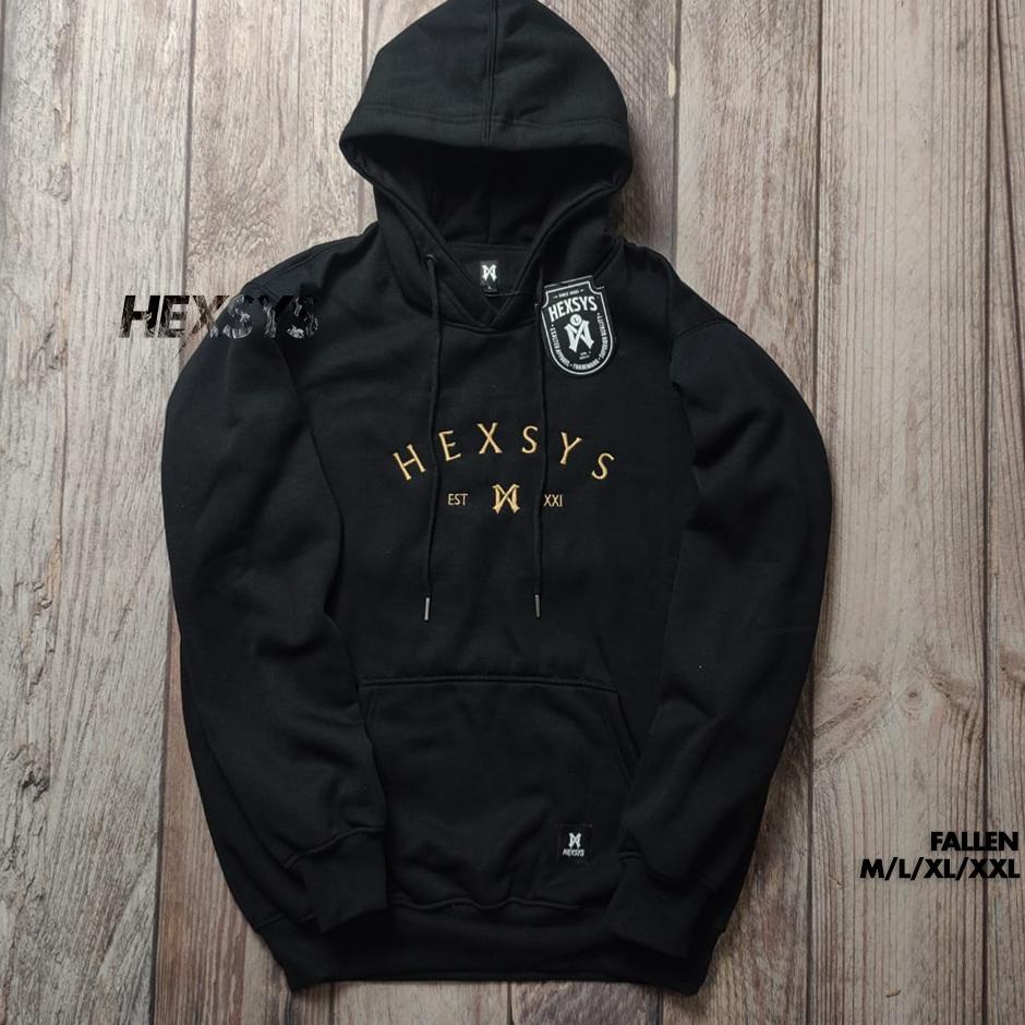 Bagus Banget.. Bossque X Hexsys - Fallen Hoodie Original | M - XXL | Sweater | Suiter | Sweeter | Sw