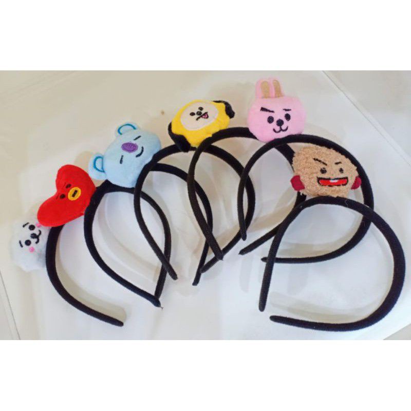 Bando BTS BT21 KPOP Plush Headband Bangtan Boys