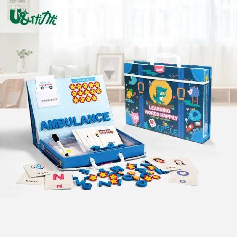 

Belajar Abjad Suitcase Magnetic Box seri words